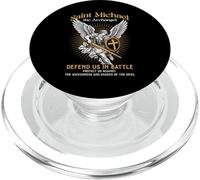 St Michael Archangel Warrior Defend Us in Battle PopSockets PopGrip for MagSafe