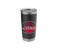 St. Michael Protector Angel Design for Faithful Believers Stainless Steel Insulated Tumbler