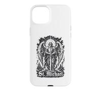 St Michael Quis Ut Deus Archangel Protector Case for iPhone 15 Plus