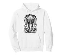 St Michael Quis Ut Deus Archangel Protector Pullover Hoodie