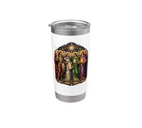 St Michael Raphael Gabriel Uriel Archangel Art Stainless Steel Insulated Tumbler