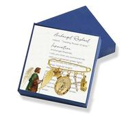 St Michael Saint Thomas Aquinas Catholic Gifts for Women Gold Saint Medal Brooch First Communion Gift Catholic Religious Pin with Prayer Cards Patron Saints Gifts for Women & Men St.Anthony