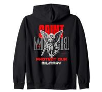 St Michael the Archangel Catholic Patron Saint of Military Zip Hoodie