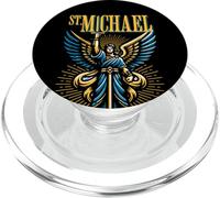 St Michael the Archangel Defend Us in Battle Catholic Saint PopSockets PopGrip for MagSafe