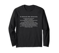 St Michael The Archangel Defend Us In Battle Prayer Long Sleeve T-Shirt