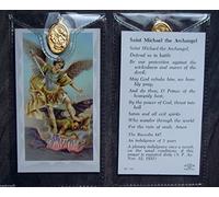St Michael the Archangel ~ Prayer Card and Medal