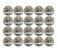St. Michael The Archangel-Victory Over Evil Commemorative Coin - Religious Challenge Coin, Catholic Collectible Token, Spiritual Warfare Keepsake Gift for Believers (#A20Pcs)