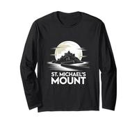 St. Michael's Mount Castle Illustration Long Sleeve T-Shirt