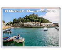 St Michael's Mount - Cornwall - Jumbo Fridge Magnet 96 x 67 mm JUMBO SIZE BBSM2057