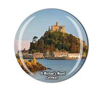 St Michael's Mount Marazion Cornwall England United Kingdom Fridge Magnet Souvenir Gift Magnetic Sticker