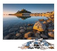 St Michael's Mount Wooden Jigsaw Puzzle 1000 Pieces Adults Fun Toy Intellectual Game Decoration Stress Relief Education Game Relaxation And Intelligence 1000pcs (75x50cm)