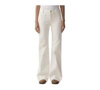 St Monica Low Jeans - female - Jeanerica - Wide Trousers - White - W27 L30 - Trousers W27 L30