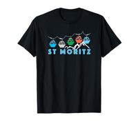 St. Moritz Mountain Gondola Ski - St. Moritz, Switzerland T-Shirt