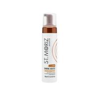 St Moriz Advanced Colour Correcting Tanning Mousse with Hyaluronic Acid & Vitamin B5, Fast Drying Vegan Fake Tan, Light (200ml)