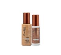 St Moriz Advanced Glow Body Oil 100ml & Glow Serum Face Drops 25ml Tan