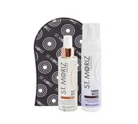 St Moriz Fake Tan Bundle Worth £17.97 | Contains 1 x St Moriz Professional Dark Tanning Mousse, 1 x Advanced Face Mist & 1 x Tanning Mitt | Fast Drying Vegan Fake Tan With Aloe Vera & Vitamin E
