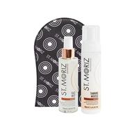St Moriz Fake Tan Bundle Worth £17.97 | Contains 1 x St Moriz Professional Tanning Mousse, 1 x Advanced Face Mist & 1 x Tanning Mitt | Fast Drying Vegan Fake Tan With Aloe Vera & Vitamin E (Medium)
