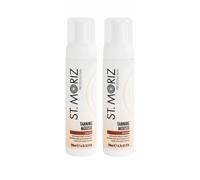 St Moriz Instant Self Tanning Mousse 2 x 200ml - Medium