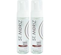 St Moriz Original Instant Clear Tanning Mousse in Medium to Dark | Fast Drying Vegan Fake Tan | Light Glow in 1 Hour, Deeper Glow After 8 Hours | Dermatologically Tested | Cruelty Free | 200ml