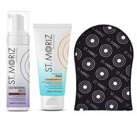 St. Moriz Professional Set Mousse 200 ml + Primer 200 ml + Applicator Glove 1 Piece Dark