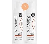 ST. MORIZ Self-Tanning Mousse, Medium, 2 x 200 ml