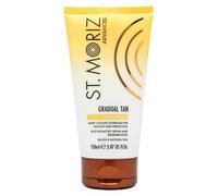 St. Moriz Advanced Tinted Gradual Tanning Lotion | Hydrating Gradual Tan Moisturiser with Anti-Ageing Q10 & Light Colour Coverage | Builds up a Natural Glow in 1 to 3 Applications | Vegan | 150ml