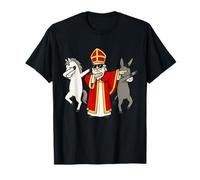 St Nicholas Day Sunglasses Dabbing Funny Kids Christmas 2025 T-Shirt