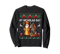 St Nicholas Day Ugly Christmas Sweater Christian Holiday Sweatshirt