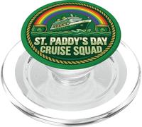 St. Paddy's Day Cruise Squad Rainbow Shamrock Vacation 2026 PopSockets PopGrip for MagSafe