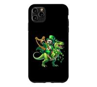 St Paddys Day Sloth Riding A T-rex Dinosaur Funny Art Case for iPhone 11 Pro Max