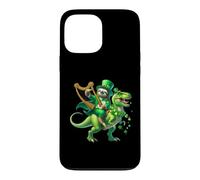 St Paddys Day Sloth Riding A T-rex Dinosaur Funny Art Case for iPhone 13 Pro Max