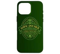 St Patrick Breastplate Prayer Catholic Saint Patricks Day Case for iPhone 16 Pro Max