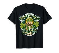 St Patrick Catholic Saint Patricks Day Ireland Irish Saints T-Shirt