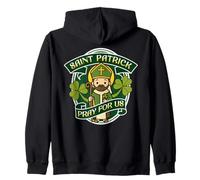 St Patrick Catholic Saint Patricks Day Ireland Irish Saints Zip Hoodie