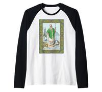 St Patrick Catholic Saint Patricks Day Snakes Ireland Raglan Baseball Tee