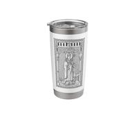 St Patrick Catholic Saint Patricks Day Snakes Ireland Stainless Steel Insulated Tumbler