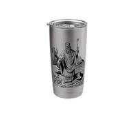 St Patrick Catholic Saint Patricks Day Snakes Ireland Stainless Steel Insulated Tumbler