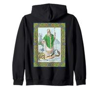St Patrick Catholic Saint Patricks Day Snakes Ireland Zip Hoodie