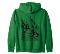 St Patrick Catholic Saint Patricks Day Snakes Ireland Zip Hoodie