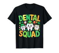St Patrick Day Dental Squad Saint Paddys Teeth Irish Dentist T-Shirt