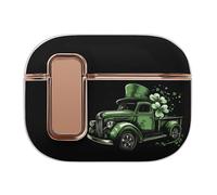 St Patrick Day Truck Headphone & Earphone Cases Compatible with Airpod Pro Scratch-Resistant PC Protective Cover with Secure Buckle
