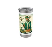 St Patrick Git Snakes Out Irish Humor Stainless Steel Insulated Tumbler