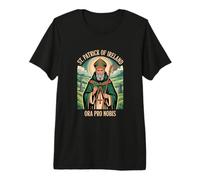 St Patrick of Ireland Ora Pro Nobis Catholic Prayer Premium T-Shirt