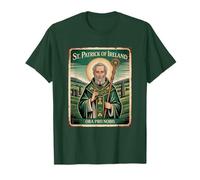 St Patrick of Ireland Ora Pro Nobis Catholic Prayer T-Shirt