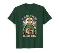 St Patrick of Ireland Ora Pro Nobis Catholic Prayer T-Shirt
