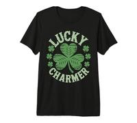 St Patrick Paddys Shamrock Luck Charm Premium T-Shirt