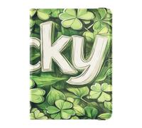 St. Patrick′s Day Leather Car Registration & Insurance Card Holder Glove Box Compartment Organizer for Essential Document, Driver License, Cards Men Women Premium Leather, Color 3, One Size