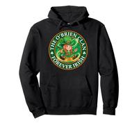 St. Patrick’s The O’Brien Clan Irish Cute Leprechaun Girl Pullover Hoodie