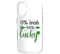 St Patricks 0% Irish 100% Lucky Lass Kiss Me I'm Irish ish Case for iPhone 17