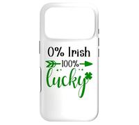 St Patricks 0% Irish 100% Lucky Lass Kiss Me I'm Irish ish Case for iPhone 17 Pro